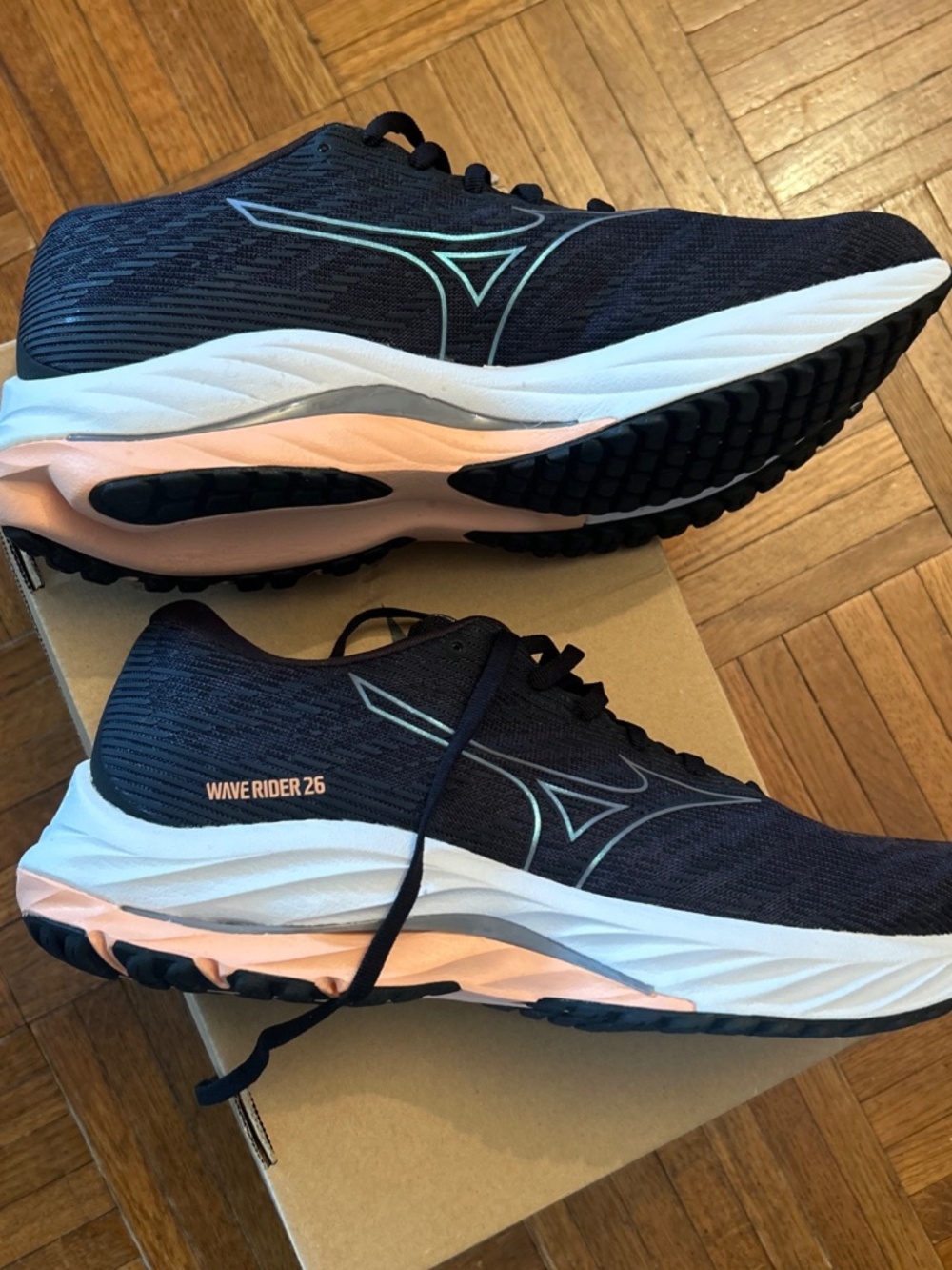Mizuno Women's Wave Rider 26 "Blackpink" Size 10 (like 9.5)